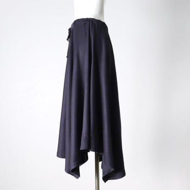 round hem flare skirt　NAVY No.3