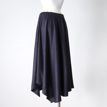 round hem flare skirt　NAVY No.4