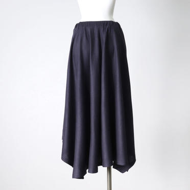 round hem flare skirt　NAVY No.5