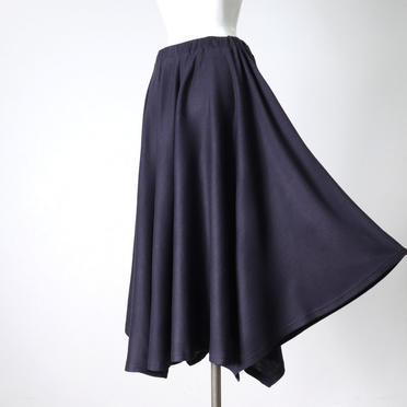 round hem flare skirt　NAVY No.6