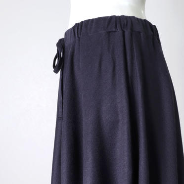 round hem flare skirt　NAVY No.8