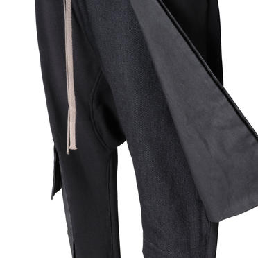 Combi Sweater Sarrouel Skinny Pants　BLACK No.12