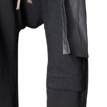 Combi Sweater Sarrouel Skinny Pants　BLACK No.13