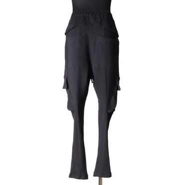 Waffle Combi Jodhpurs Pants　BLACK No.5