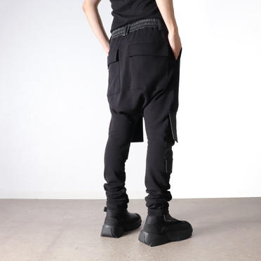 Combi Sweater Sarrouel Skinny Pants　BLACK No.22