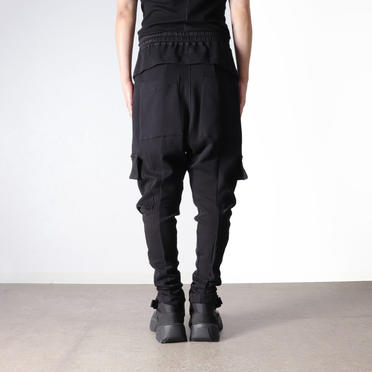 Waffle Combi Jodhpurs Pants　BLACK No.21