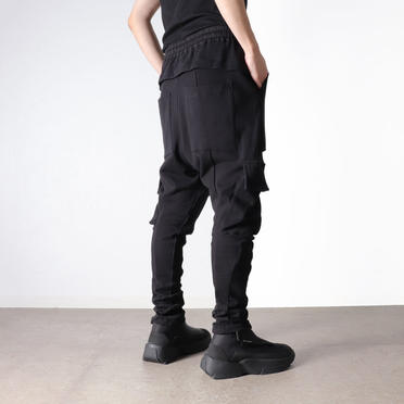 Waffle Combi Jodhpurs Pants　BLACK No.22