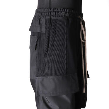 Knit Combi Military Sarrouel Pants　BLACK No.9