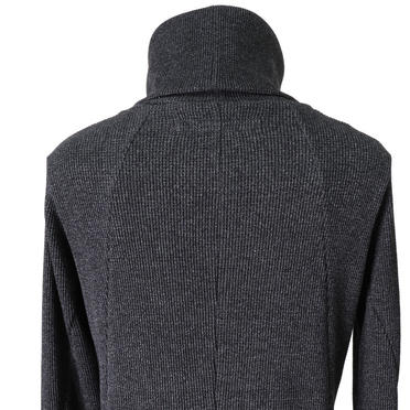 High Neck Waffle Top　D.GREY No.10