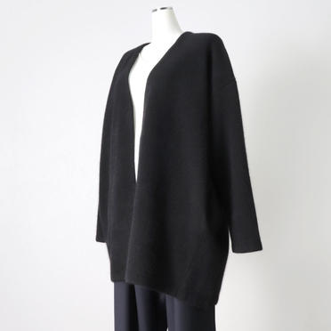 raccoon dual-cardigan　BLACK No.2