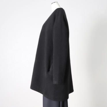 raccoon dual-cardigan　BLACK No.3