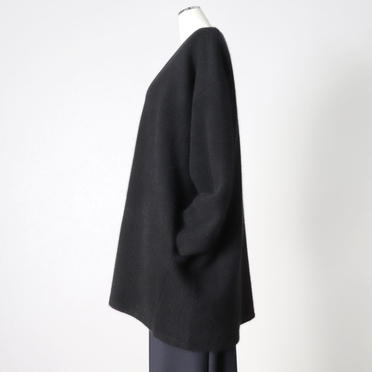 raccoon dual-cardigan　BLACK No.4