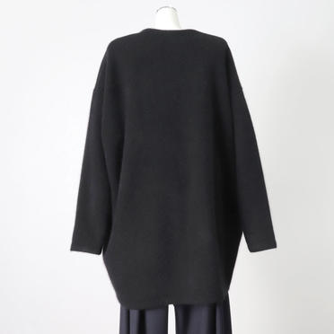 raccoon dual-cardigan　BLACK No.6