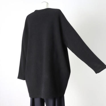 raccoon dual-cardigan　BLACK No.7