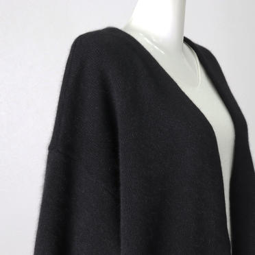 raccoon dual-cardigan　BLACK No.8