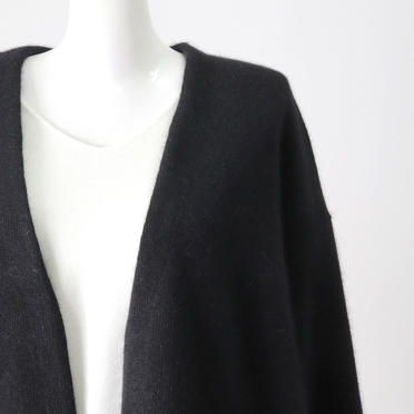 raccoon dual-cardigan　BLACK No.9