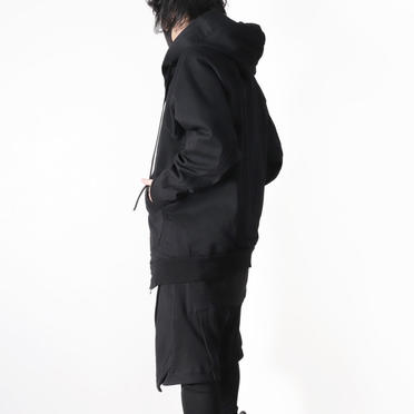 HOODED DENIM BLOUSON　BLACK No.19