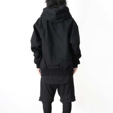 HOODED DENIM BLOUSON　BLACK No.20