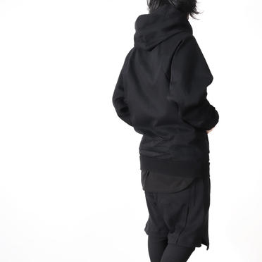 HOODED DENIM BLOUSON　BLACK No.24