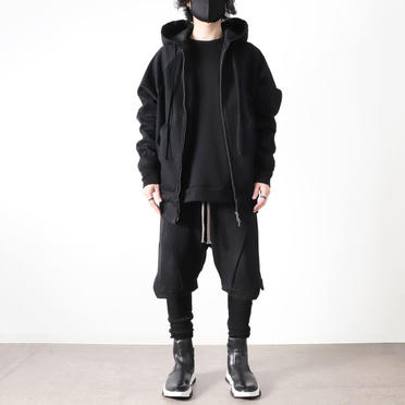 HOODED DENIM BLOUSON　BLACK No.25