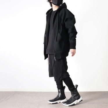 HOODED DENIM BLOUSON　BLACK No.27