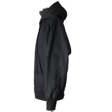 HOODED DENIM BLOUSON　BLACK No.3