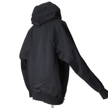 HOODED DENIM BLOUSON　BLACK No.6