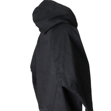 HOODED DENIM BLOUSON　BLACK No.10