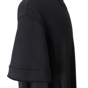 LAYERED SLEEVE PULLOVER　BLACK No.9