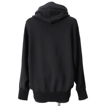 EMBROIDERED BOX HOODIE　BLACK No.5