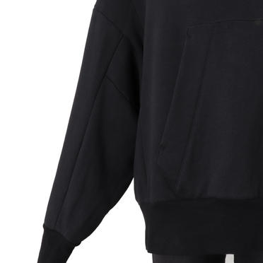 EMBROIDERED BOX HOODIE　BLACK No.13