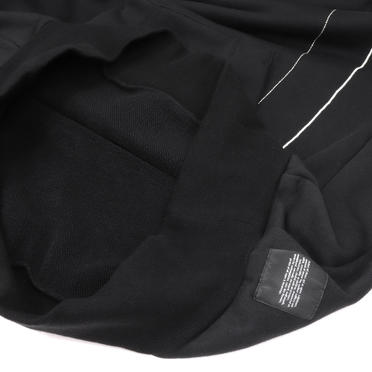 EMBROIDERED BOX HOODIE　BLACK No.14
