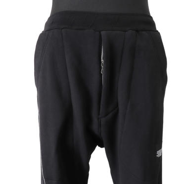 EMBROIDERED SWEAT PANTS　BLACK No.7