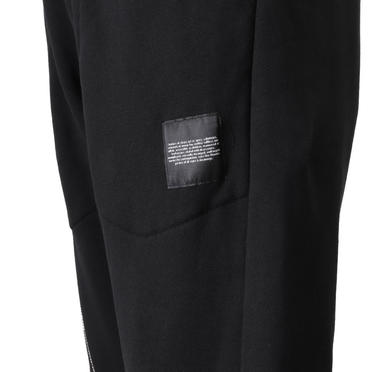 EMBROIDERED SWEAT PANTS　BLACK No.9