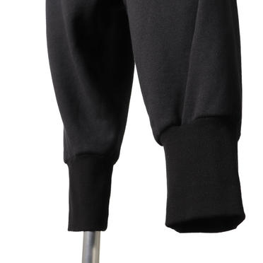 LOW CROTCH SWEAT PANTS　BLACK No.12