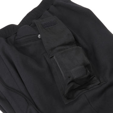 LOW CROTCH SWEAT PANTS　BLACK No.14