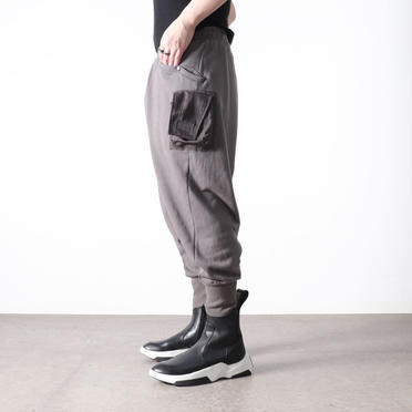 LOW CROTCH SWEAT PANTS　TAUPE No.17