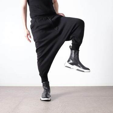 LOW CROTCH SWEAT PANTS　BLACK No.23