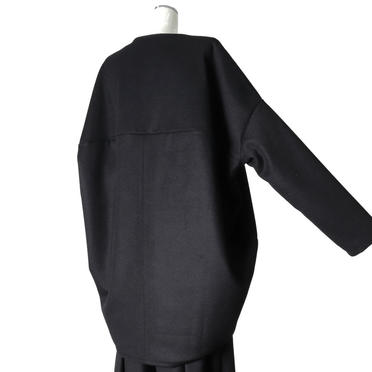 [SALE] 30%OFF　mizuiro ind v/neck cocoon PO　BLACK No.6