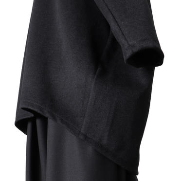 [SALE] 40%OFF　mizuiro ind v/neck cocoon PO　BLACK No.10