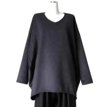 [SALE] 40%OFF　mizuiro ind v/neck cocoon PO　GRAY No.1