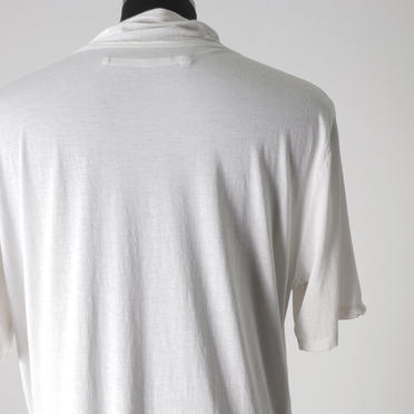 LAYERED DRAPE NECK T-SHIRT　PLASTER No.9