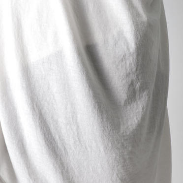 LAYERED DRAPE NECK T-SHIRT　PLASTER No.12