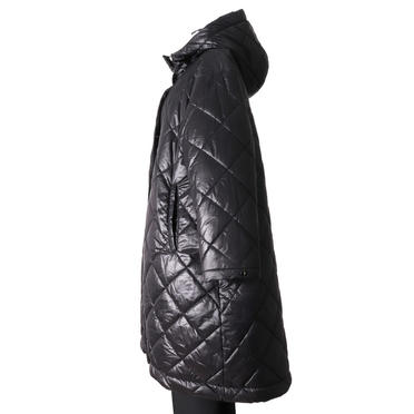 MIDIUMISOLID reversible quilting coat　BLACK No.3