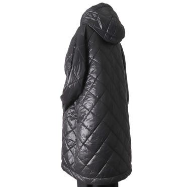 MIDIUMISOLID reversible quilting coat　BLACK No.4