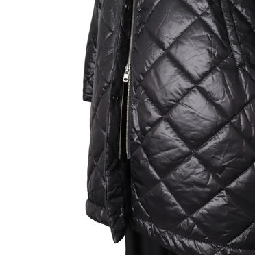 MIDIUMISOLID reversible quilting coat　BLACK No.9