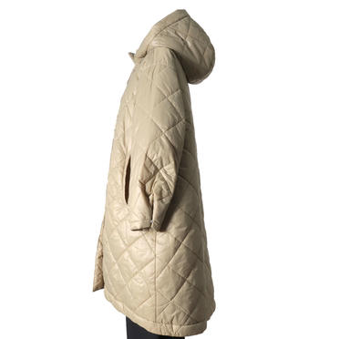 MIDIUMISOLID reversible quilting coat　BEIGE No.3