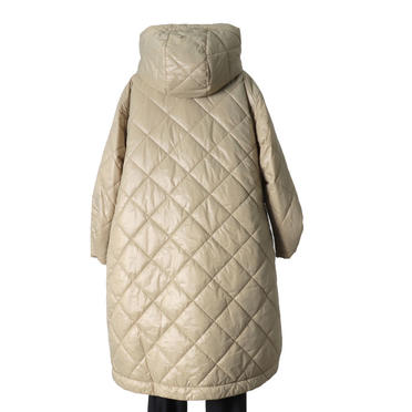 MIDIUMISOLID reversible quilting coat　BEIGE No.5