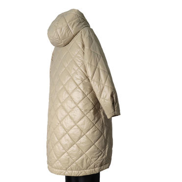 MIDIUMISOLID reversible quilting coat　BEIGE No.6