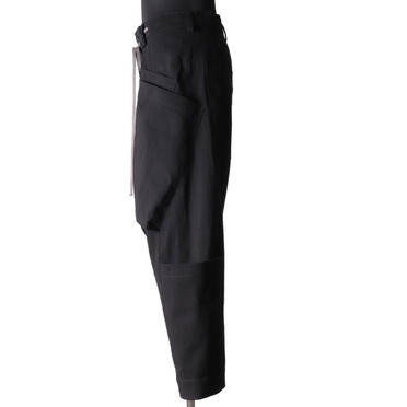Wide Lowclotch Pants　BLACK No.3